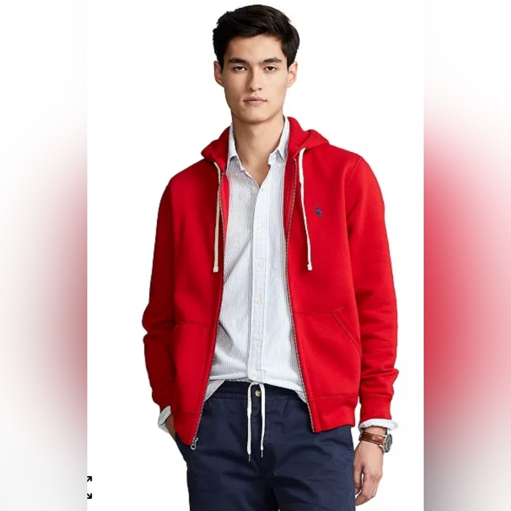 Polo Ralph Lauren Fleece Zip-front Hoodie size M